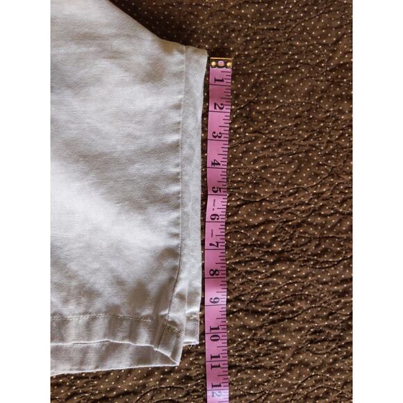 MUJI 100% Pure Linen Shorts Size 36 Cream Minimalist Japanese Summer Menswear - Picture 8 of 8